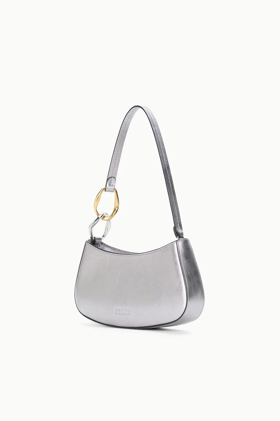 staud ollie bag pewter
