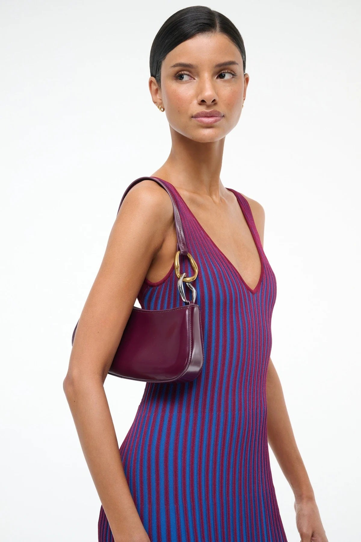 staud ollie bag syrah