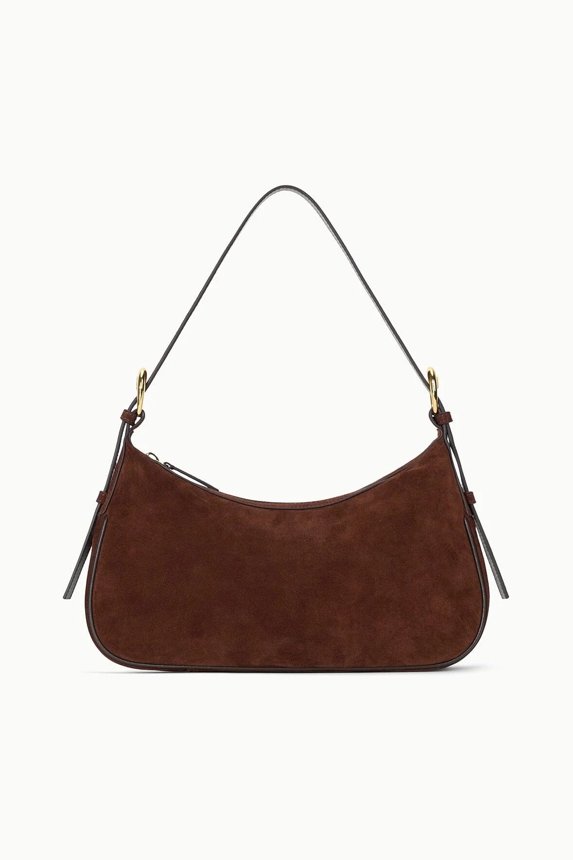 staud pine shoulder bag mahogany 