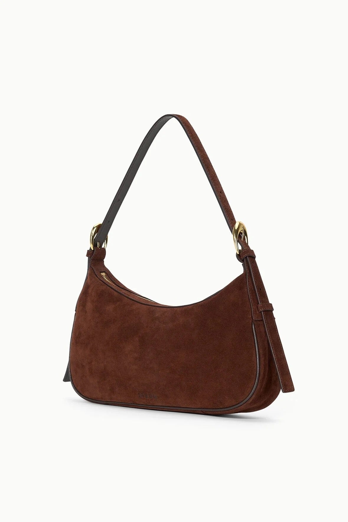 staud pine shoulder bag mahogany 