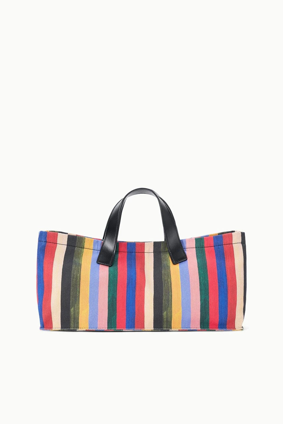 staud port tote artist stripe