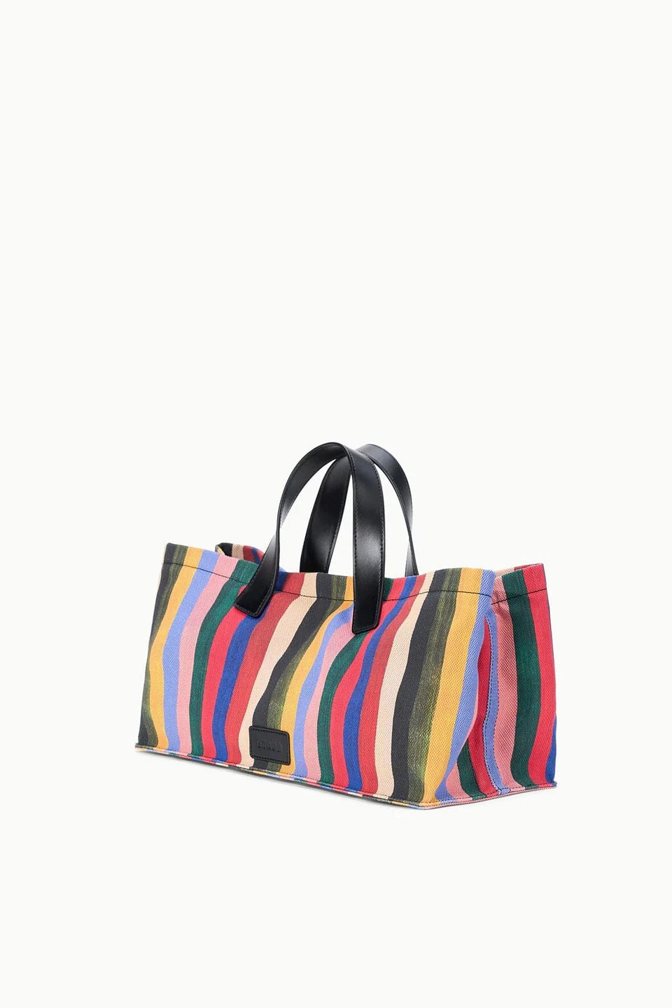 staud port tote artist stripe