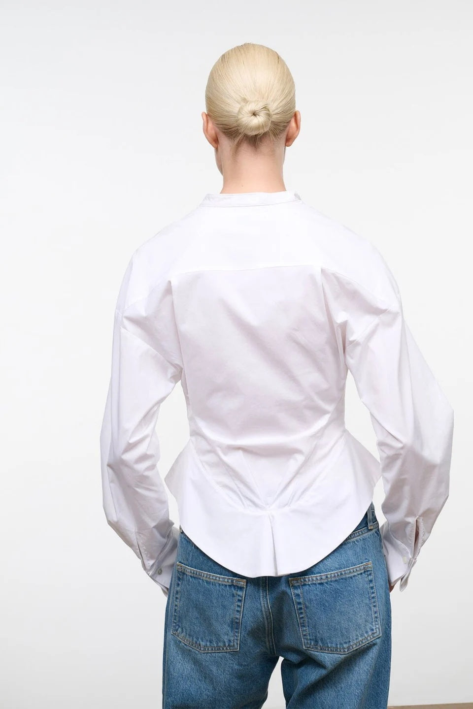 staud rhys top white