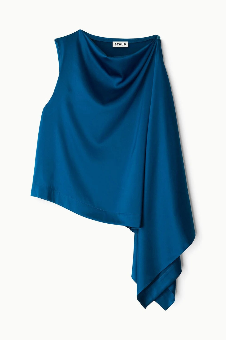 staud sabina silk top harbor