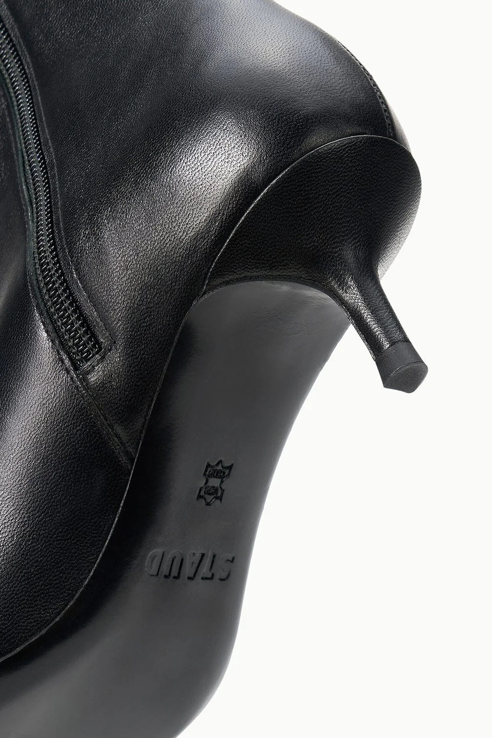 staud sebastian ankle kitten heel black