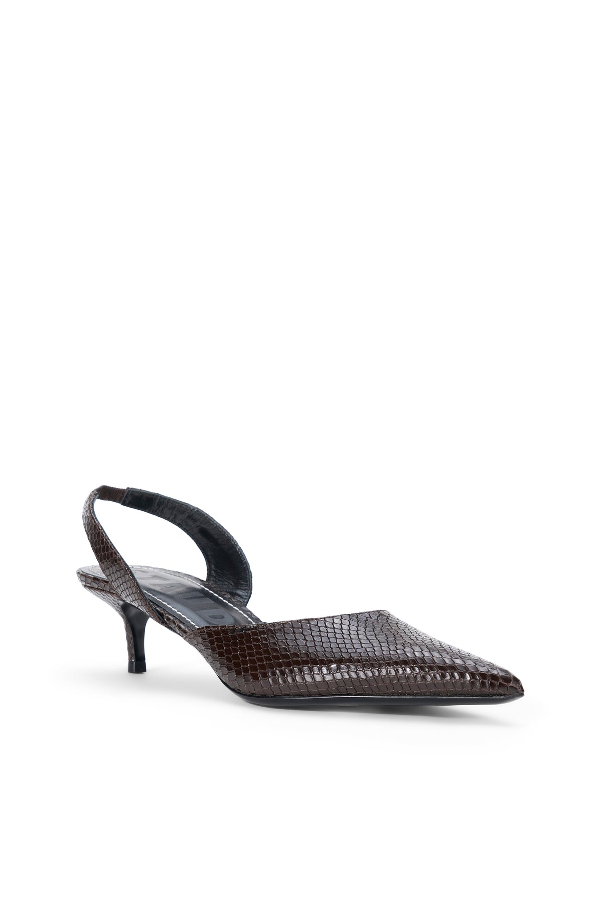 staud sebastian slingback espresso snake