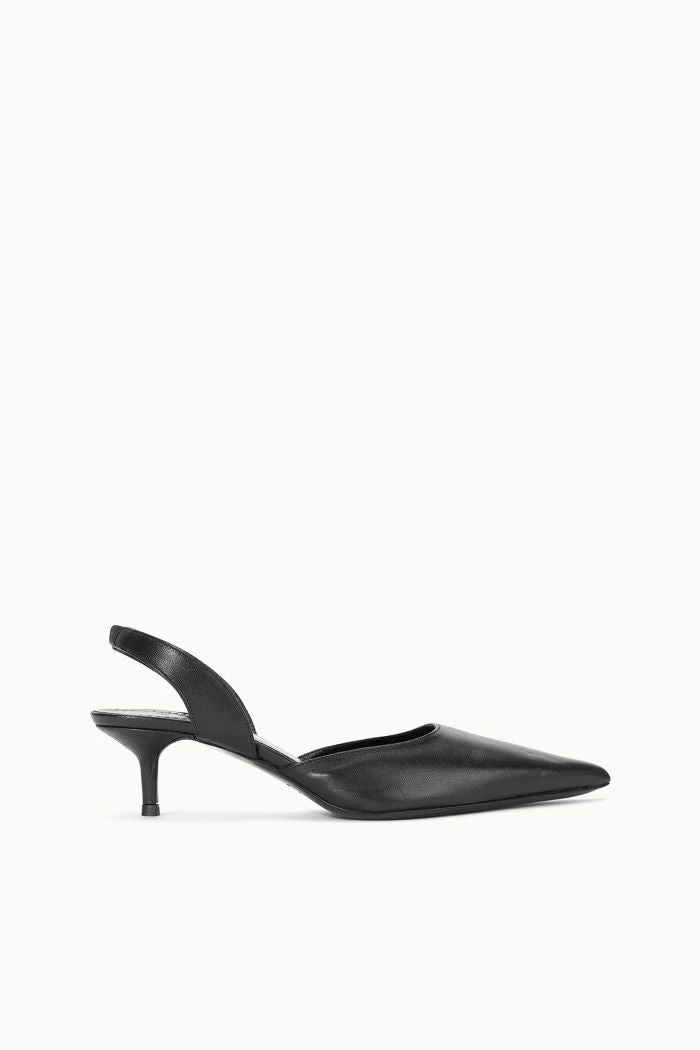 staud sebastian slingback black 