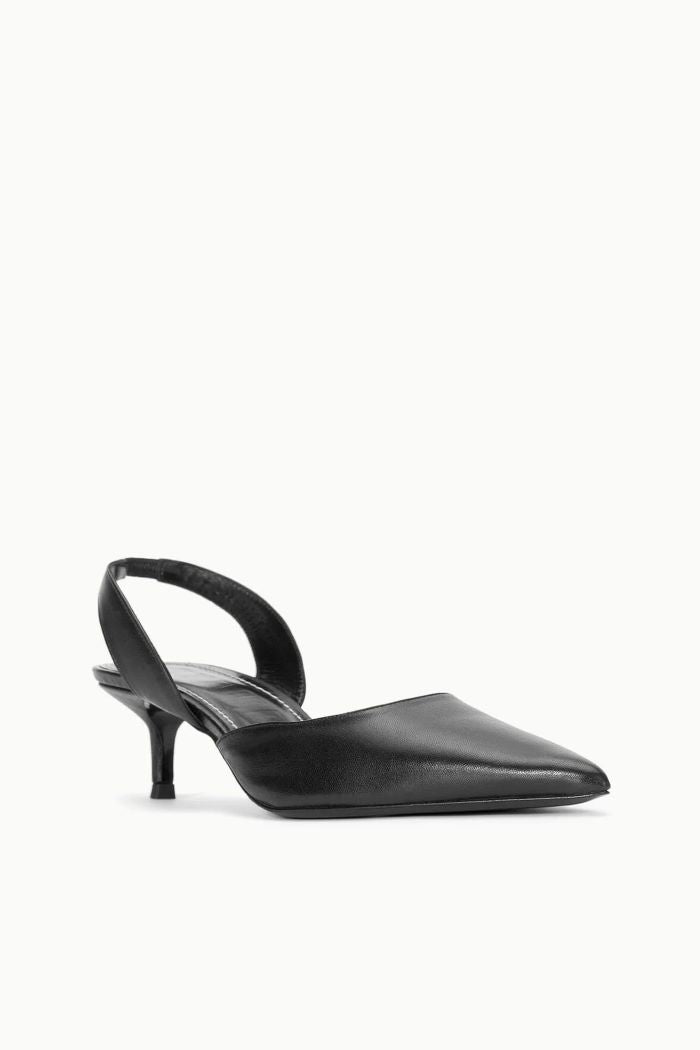 staud sebastian slingback black 