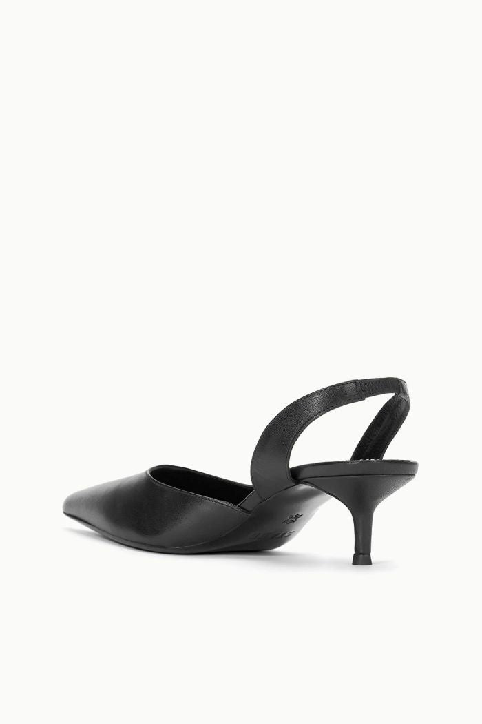 staud sebastian slingback black 