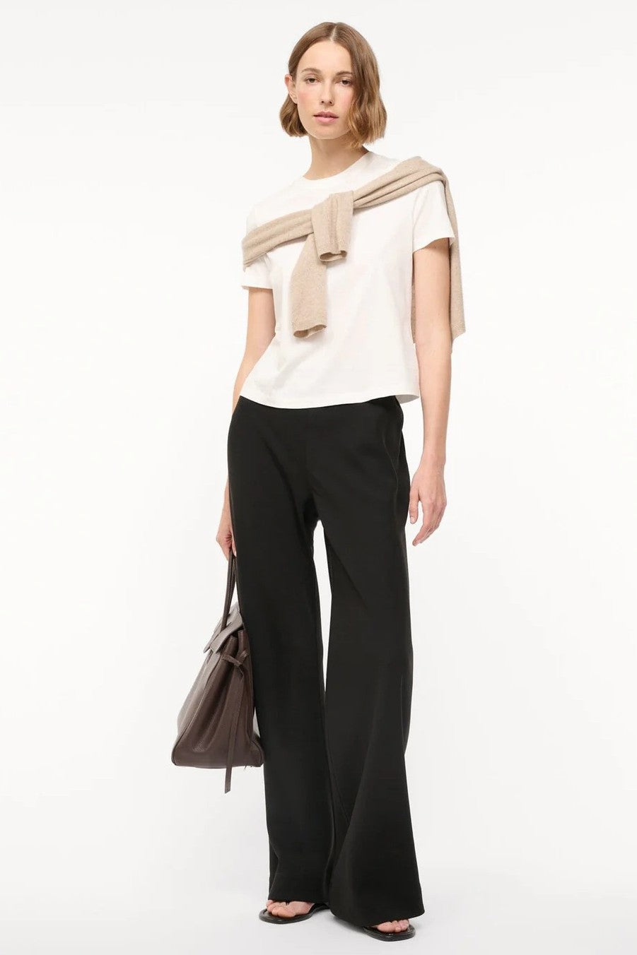 staud stroll pant black