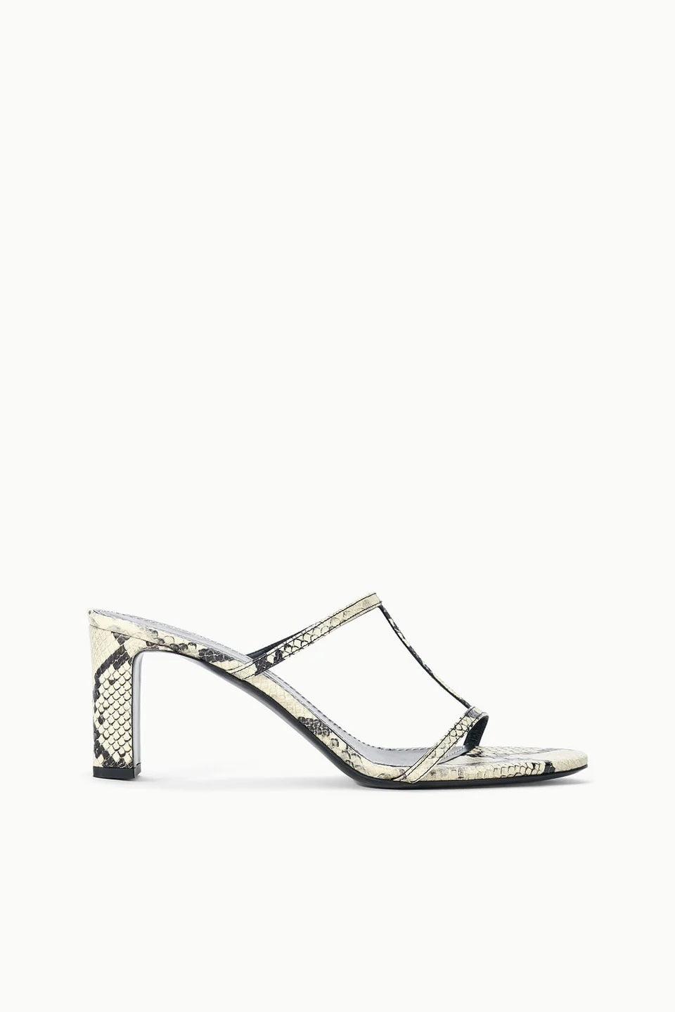 staud talita heel white snake