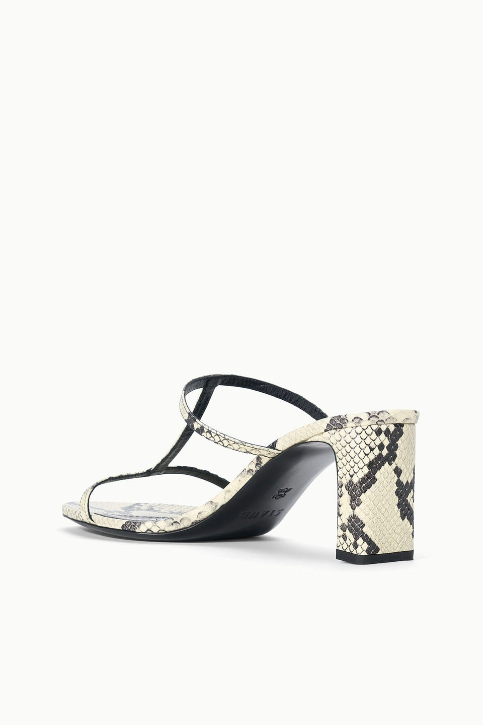 staud talita heel white snake