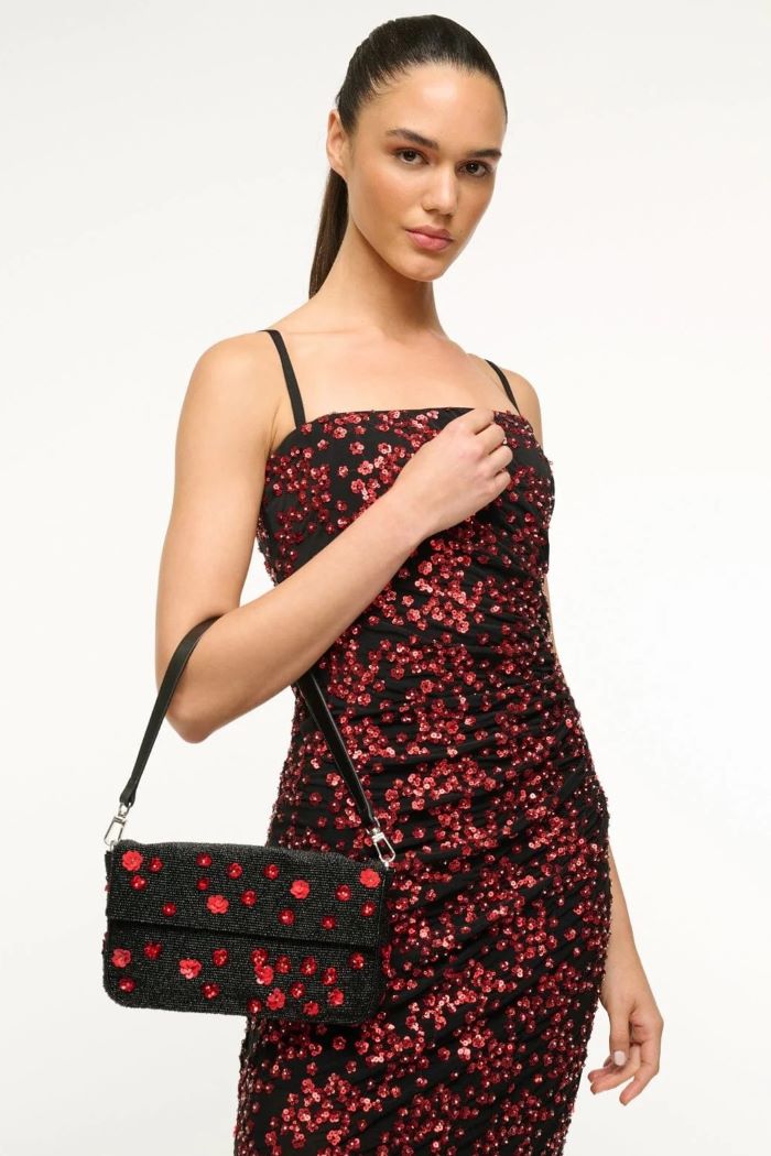 staud timmy shoulder bag poppy