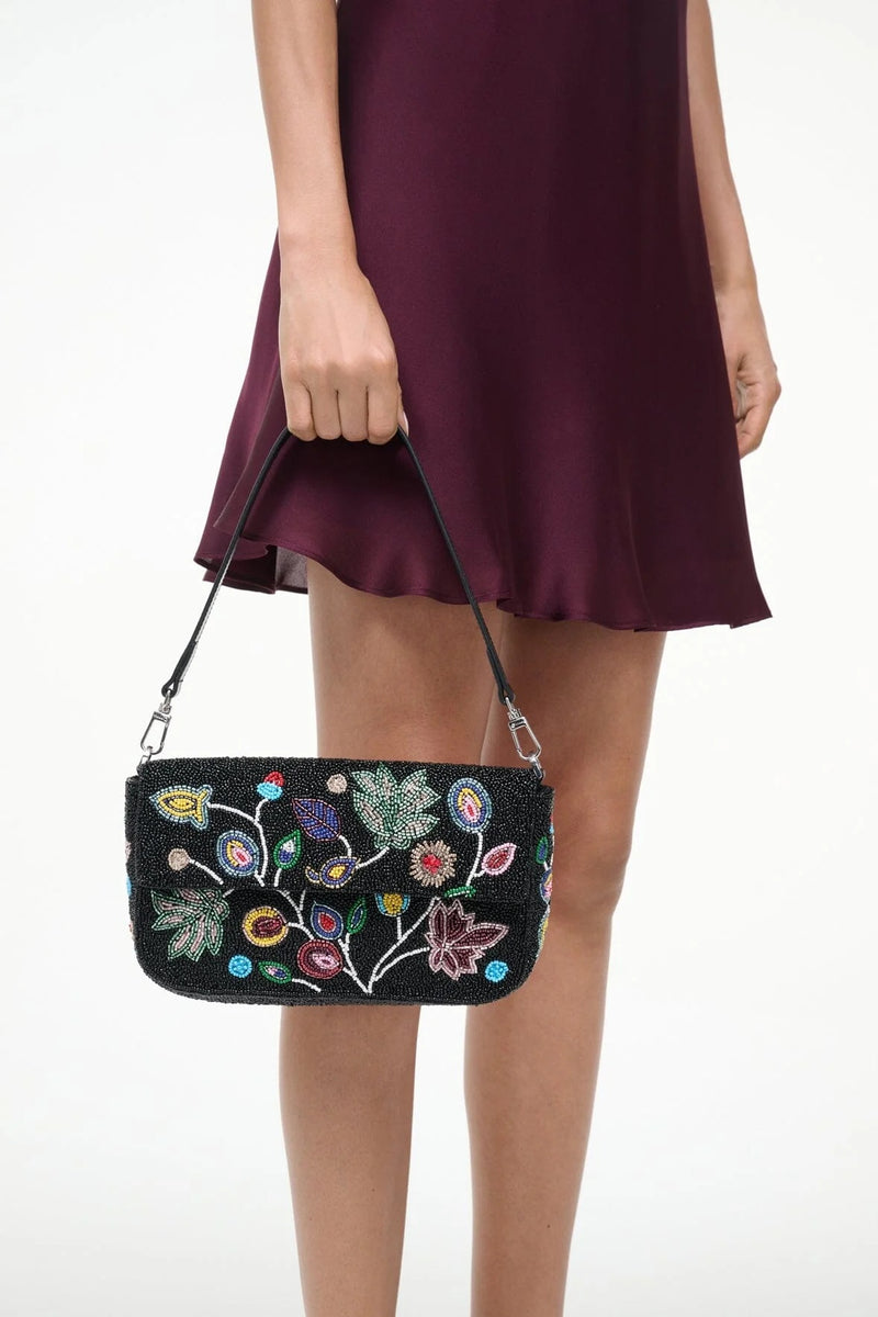 staud timmy shoulder bag tapestry