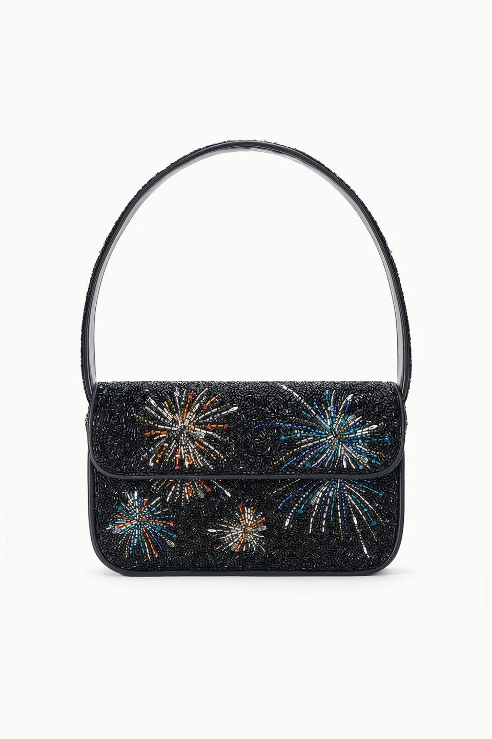 staud tommy beaded bag firework