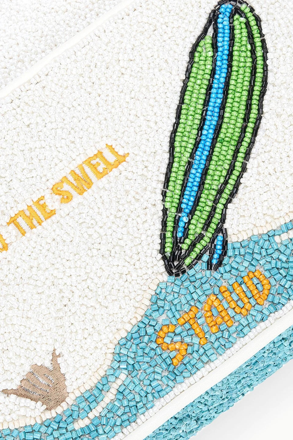 staud tommy beaded bag surf babes