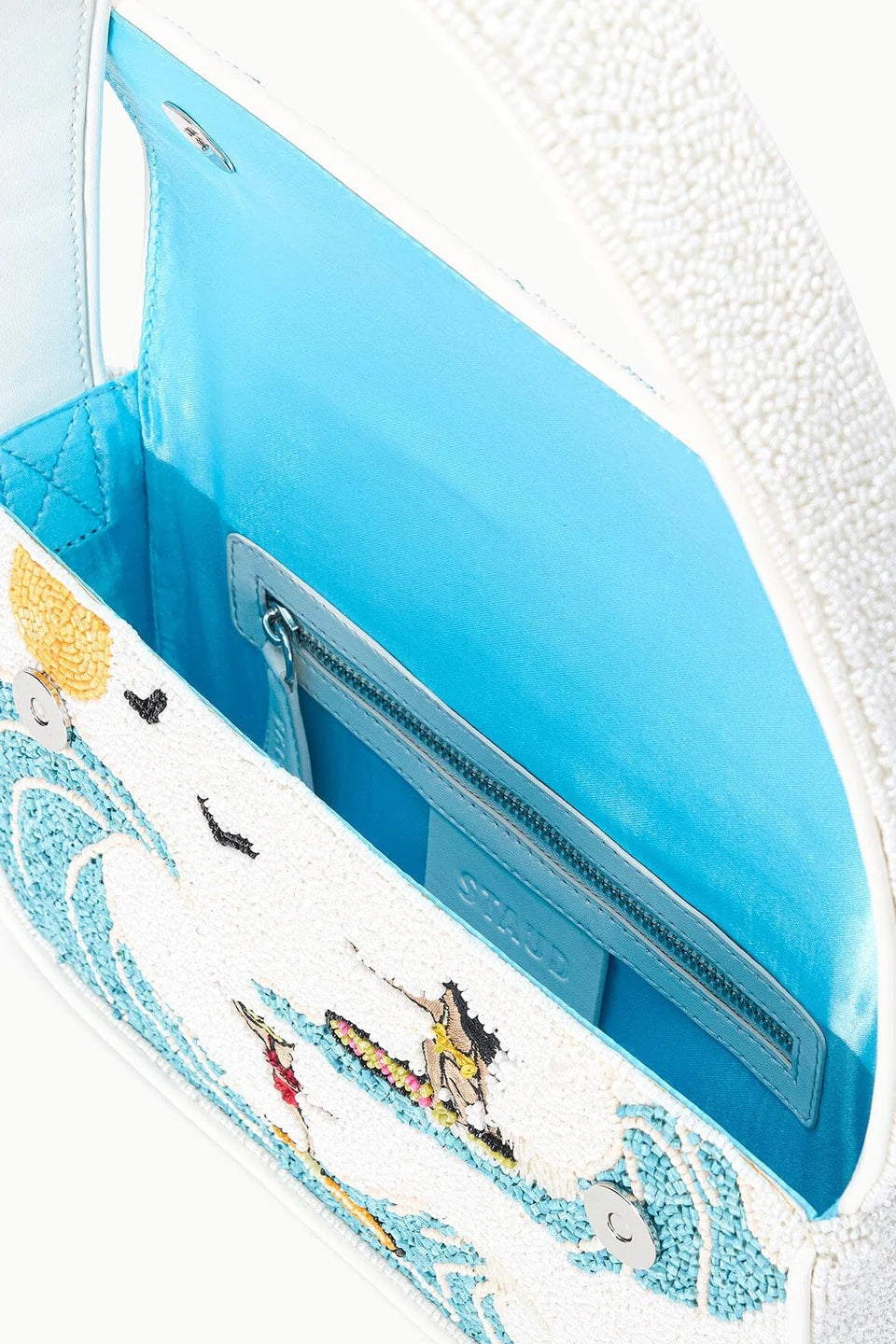 staud tommy beaded bag surf babes