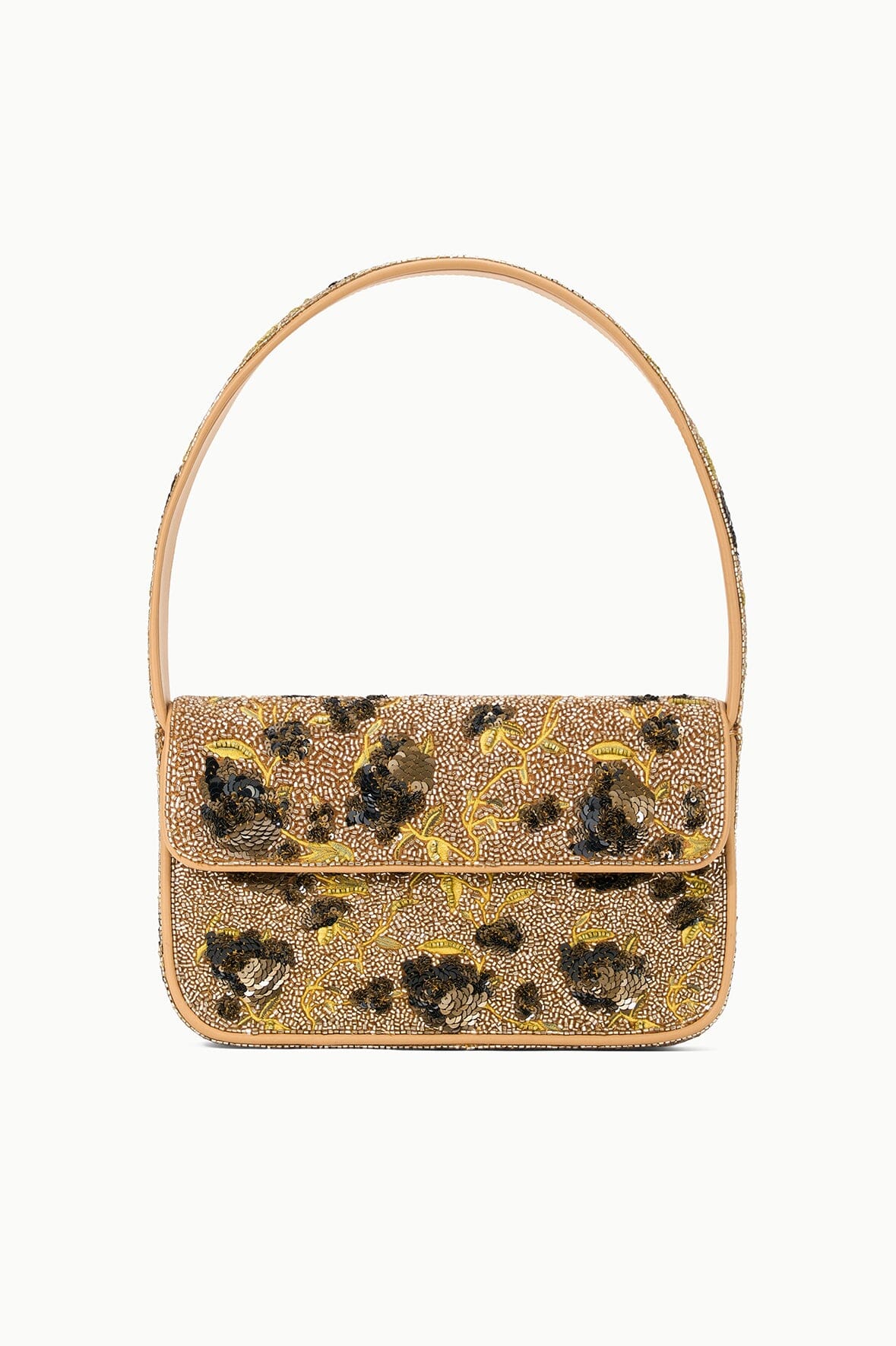 staud tommy beaded bag vintage floral