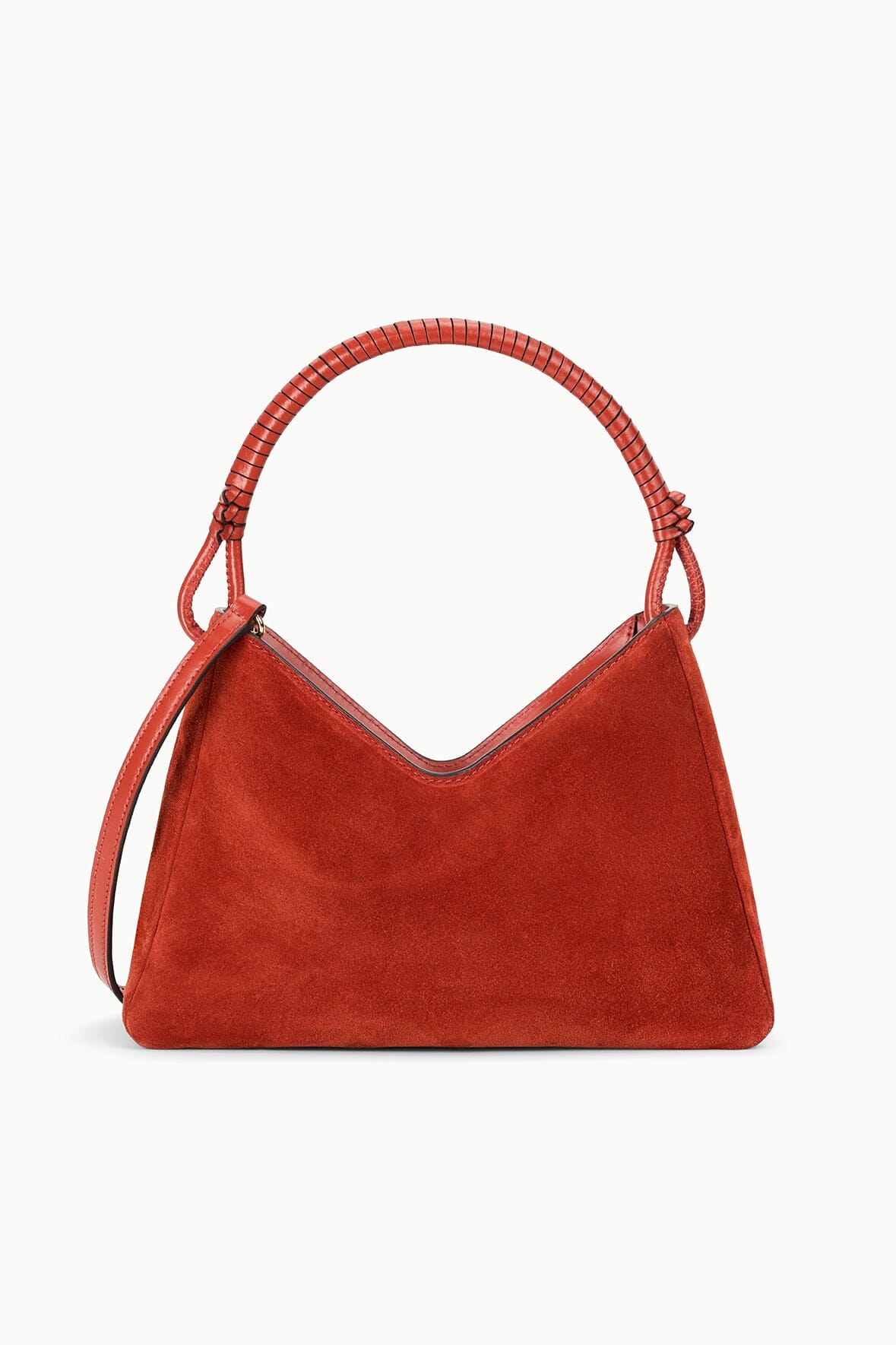staud valerie shoulder bag auburn