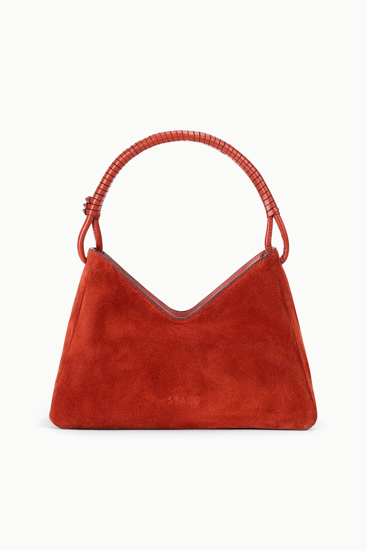 staud valerie shoulder bag auburn