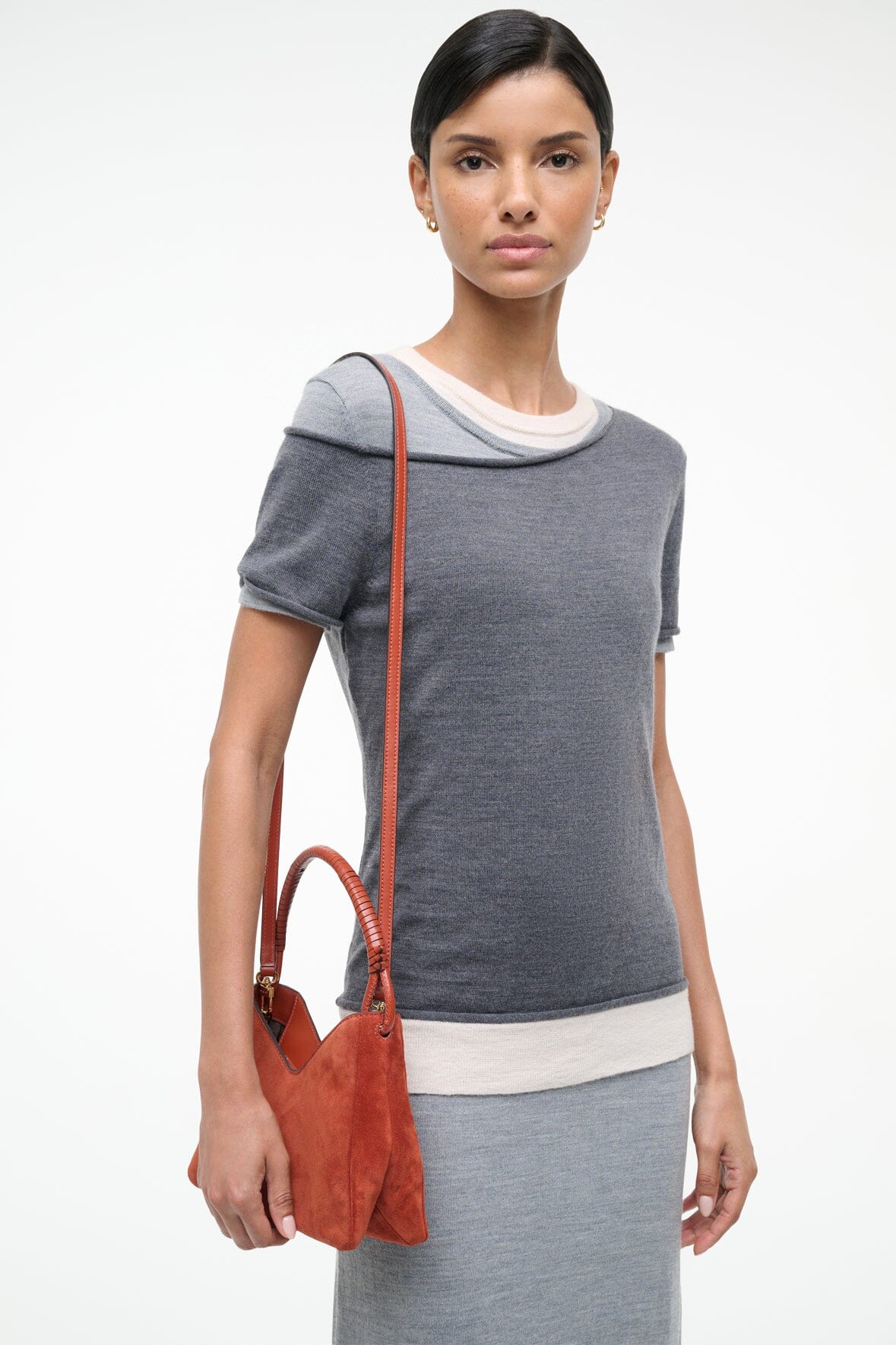 staud valerie shoulder bag auburn