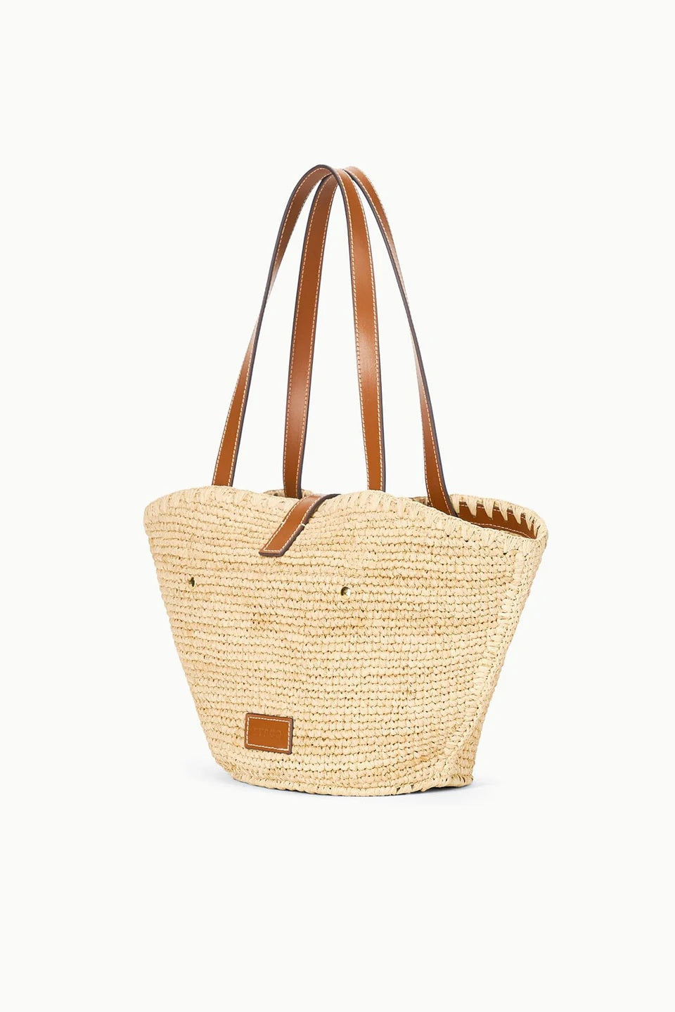 staud vista raffia tote