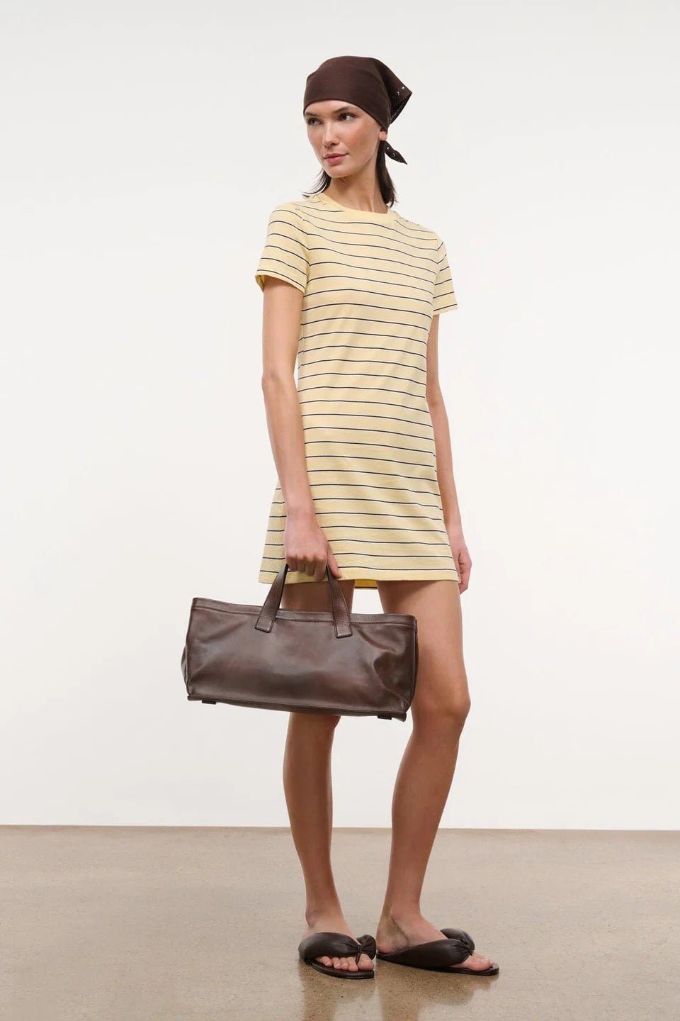 staud wade dress monday stripe