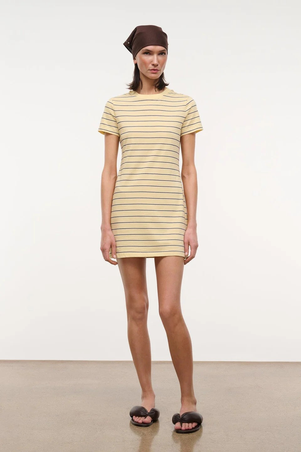 staud wade dress monday stripe