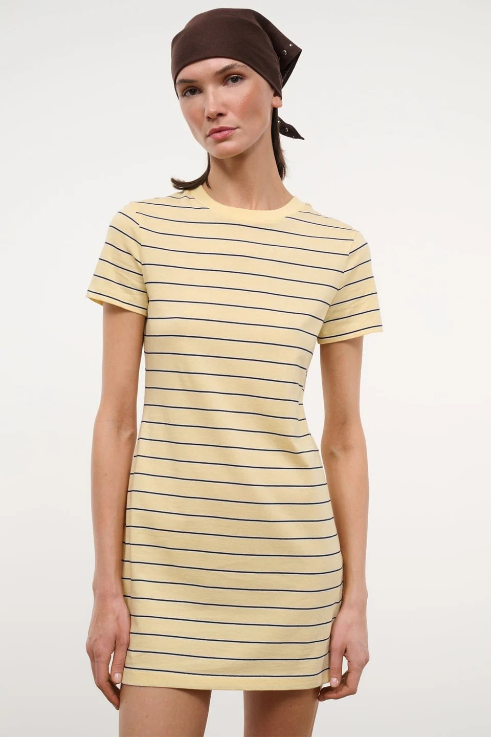 staud wade dress monday stripe