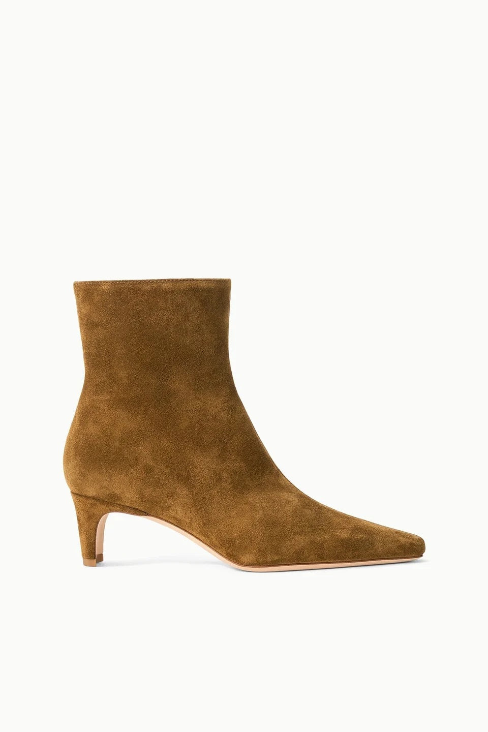 staud wally ankle boot cigar suede