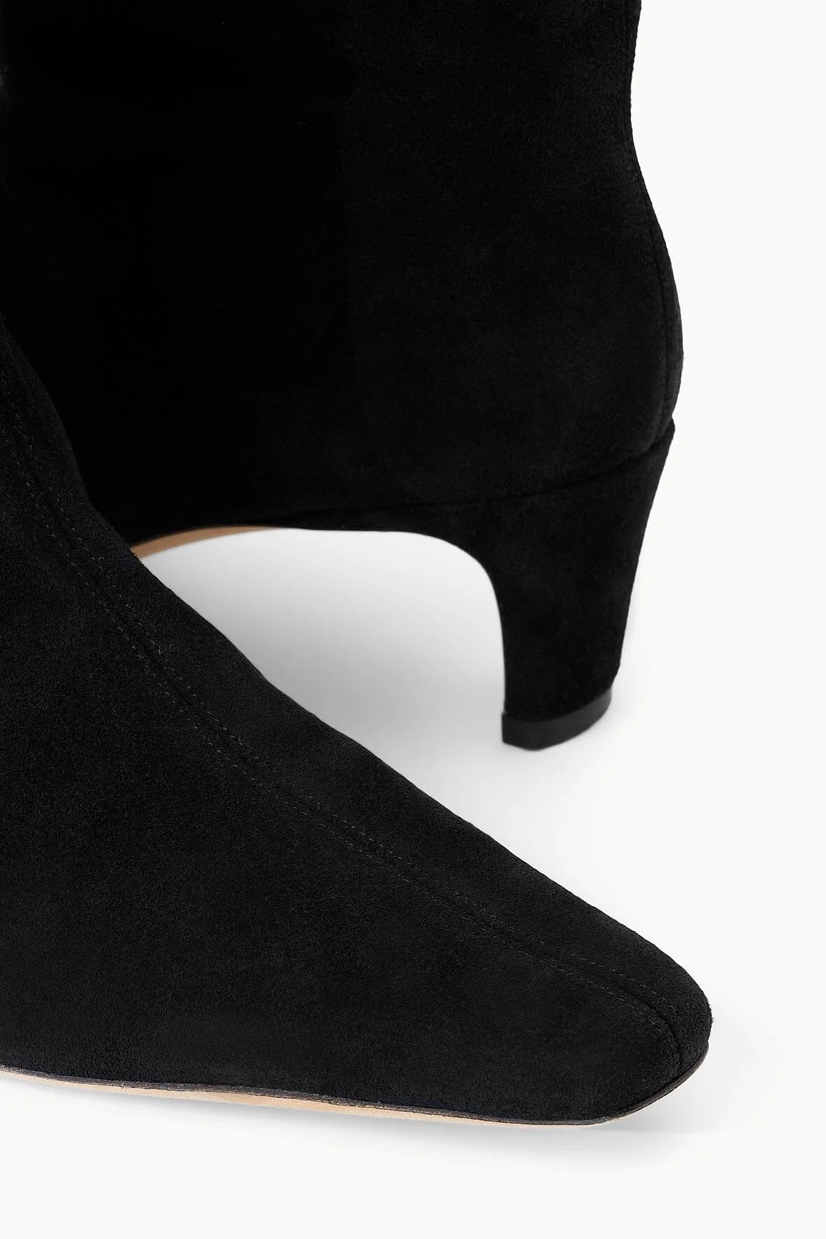 staud wally boot black suede