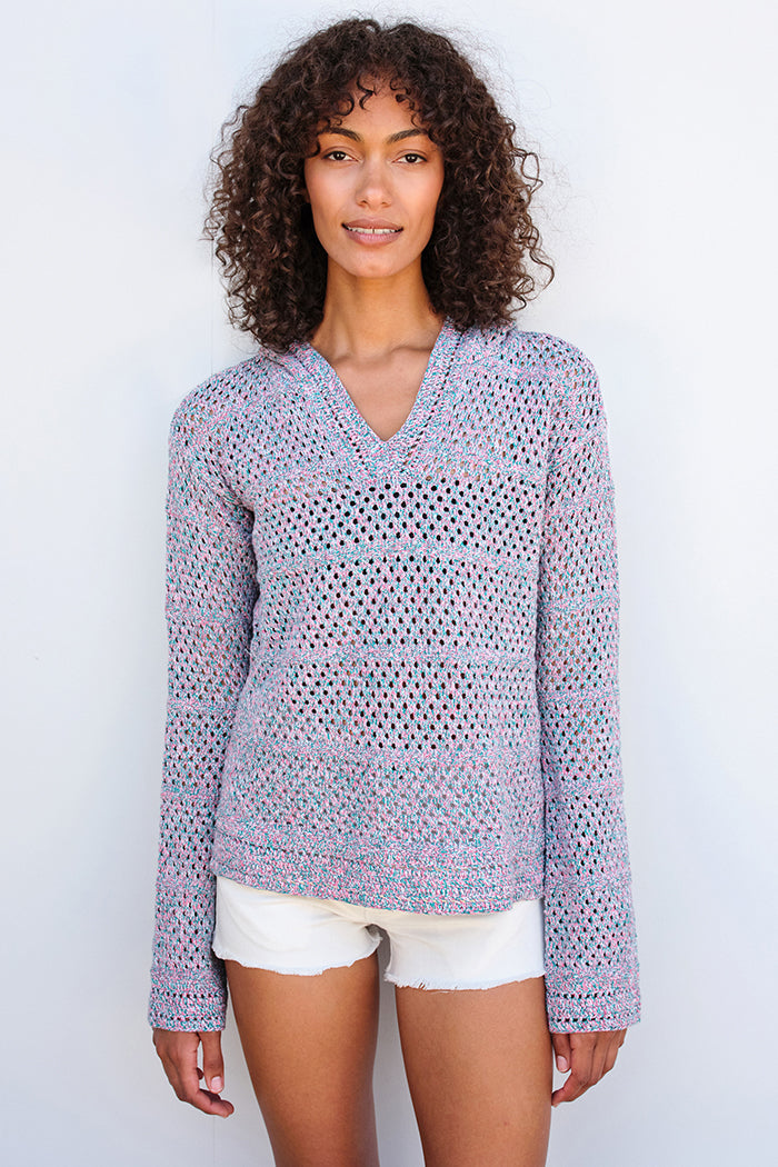 sundry crochet beach hoodie | jody g.