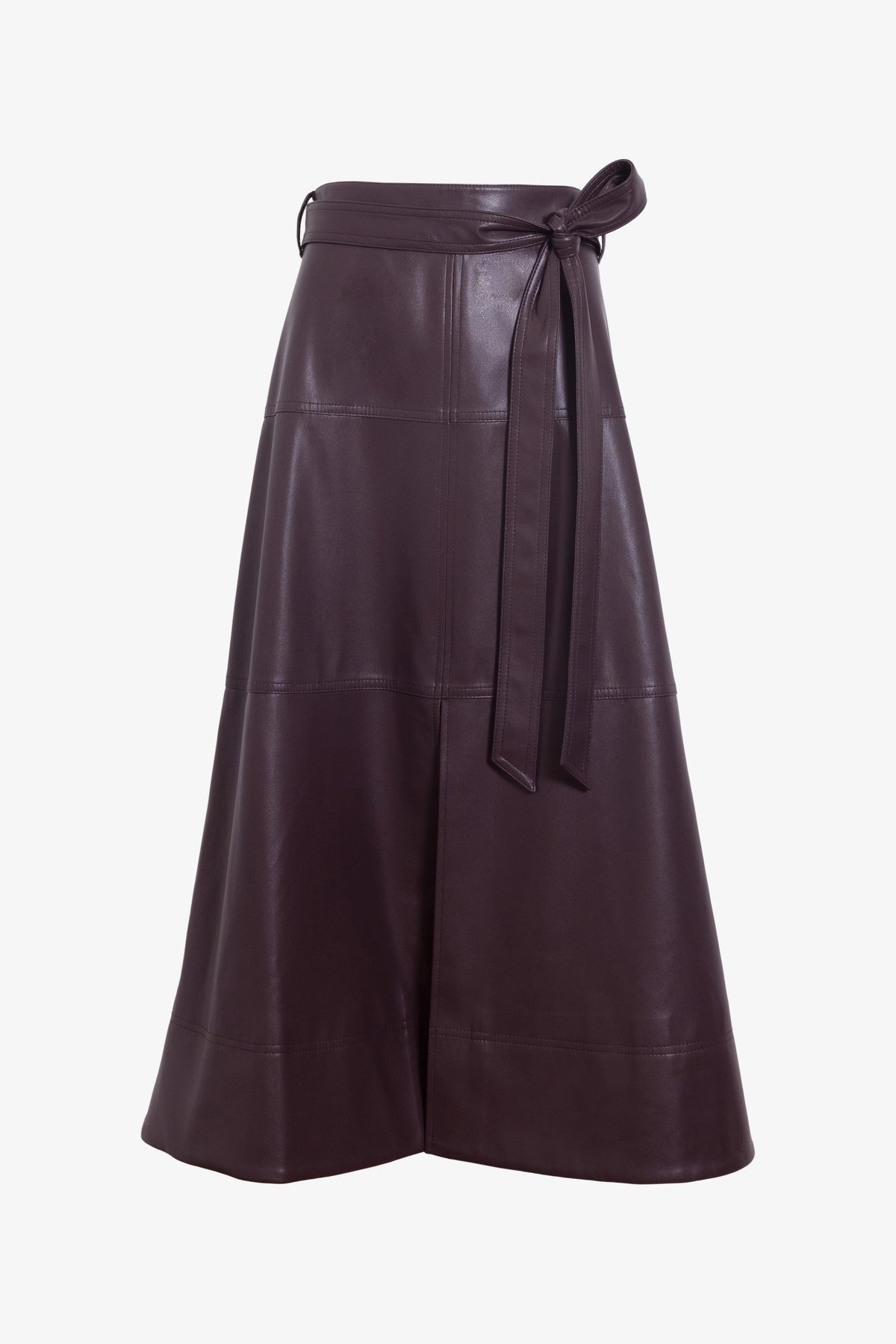tanya taylor hudley skirt oxblood