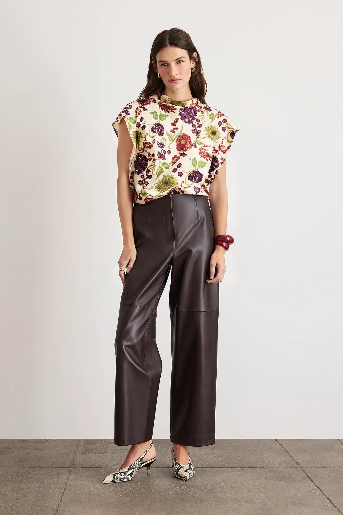 tanya taylor adrien top cream multi