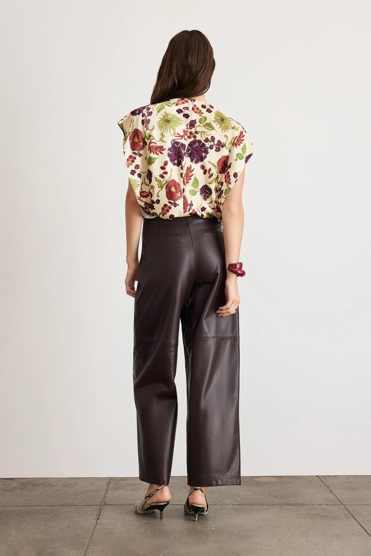 tanya taylor adrien top cream multi