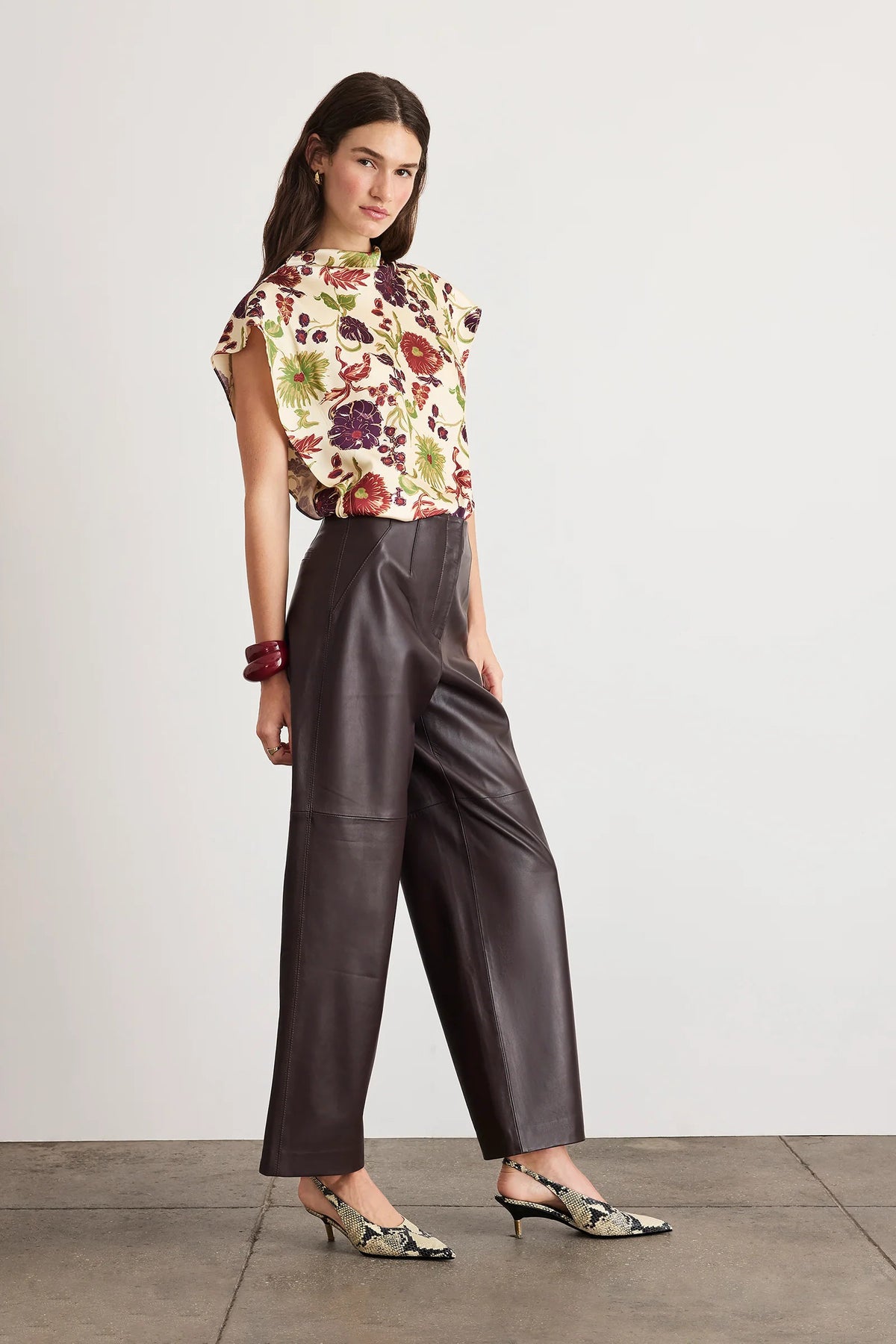 tanya taylor adrien top cream multi