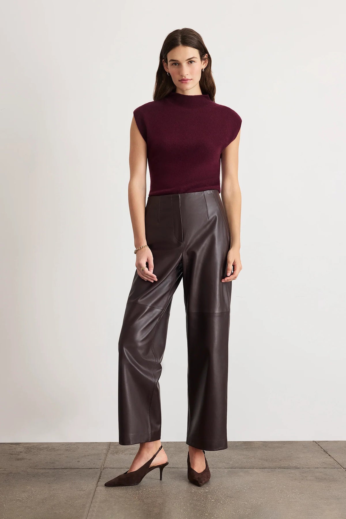 tanya taylor adrien turtleneck blackberry cashmere