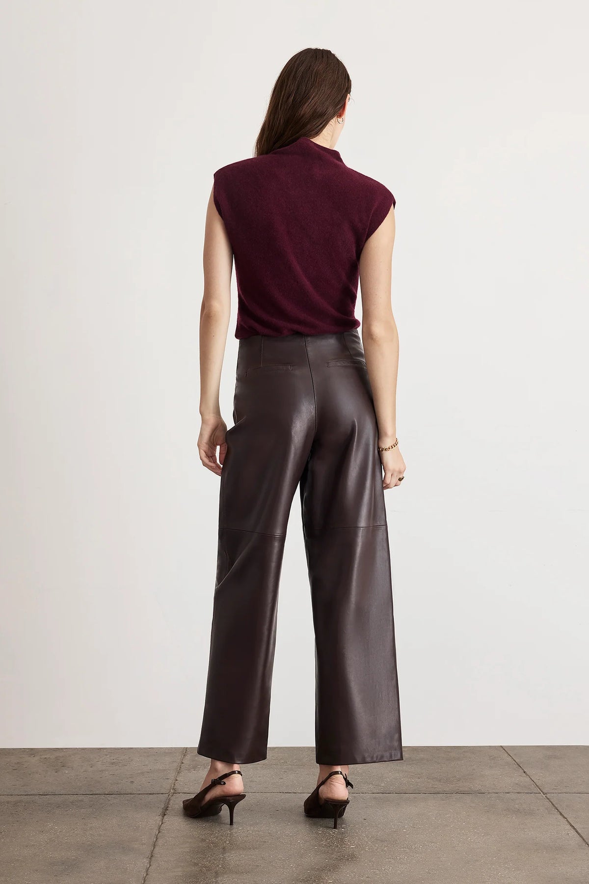 tanya taylor adrien turtleneck blackberry cashmere