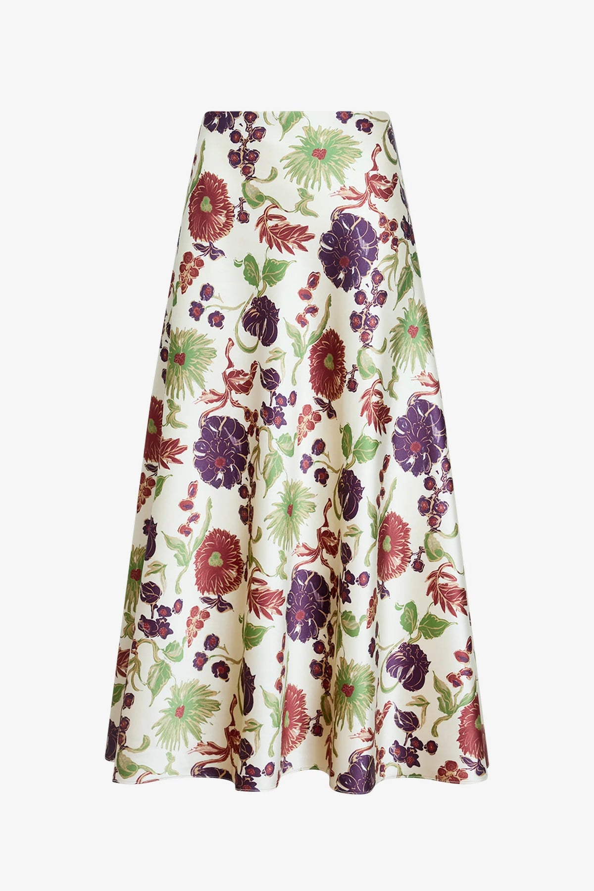 tanya taylor beth skirt cream multi