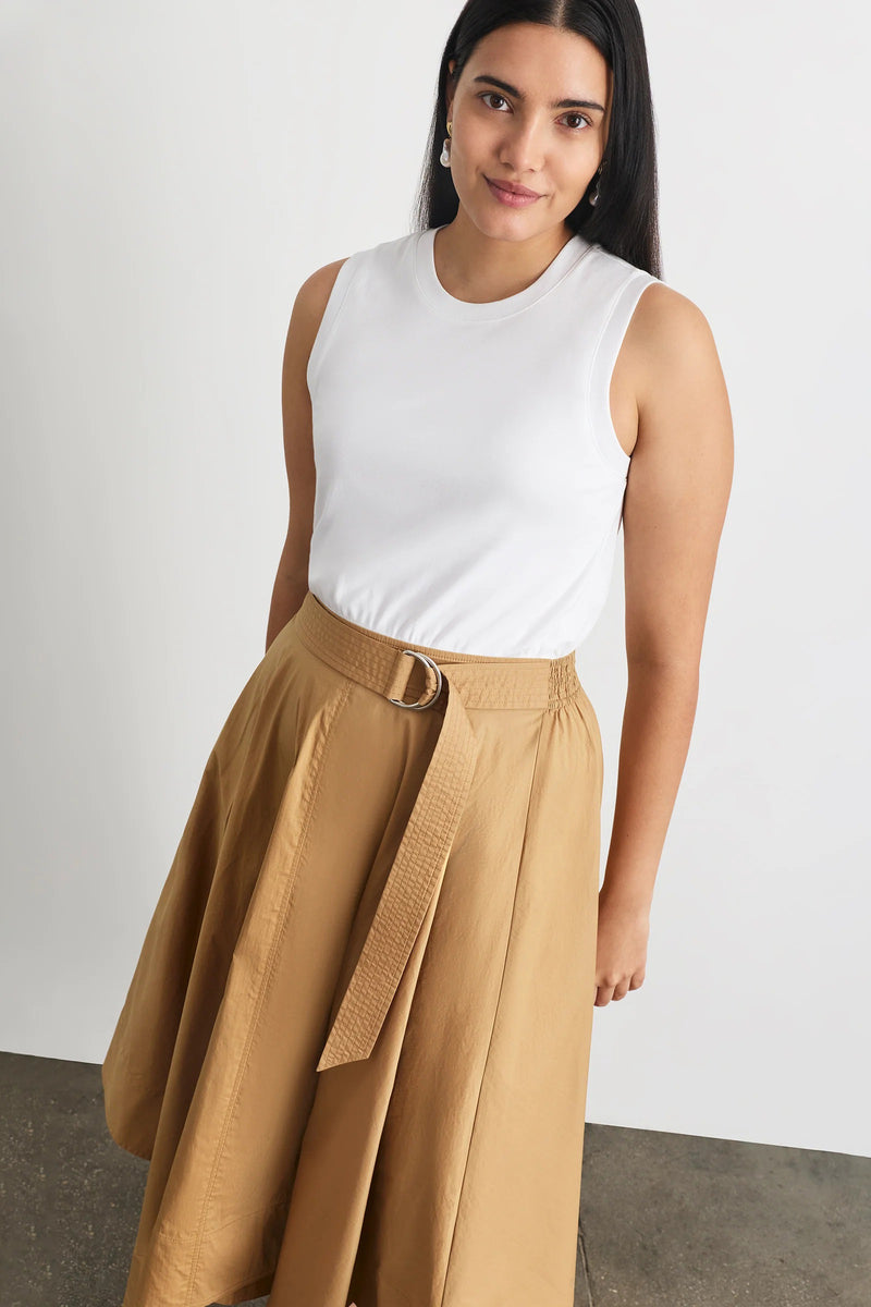 tanya taylor cornelia dress optic white dark khaki