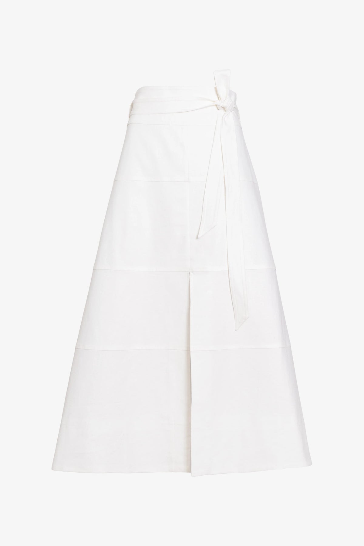 tanya taylor hudson skirt optic white linen