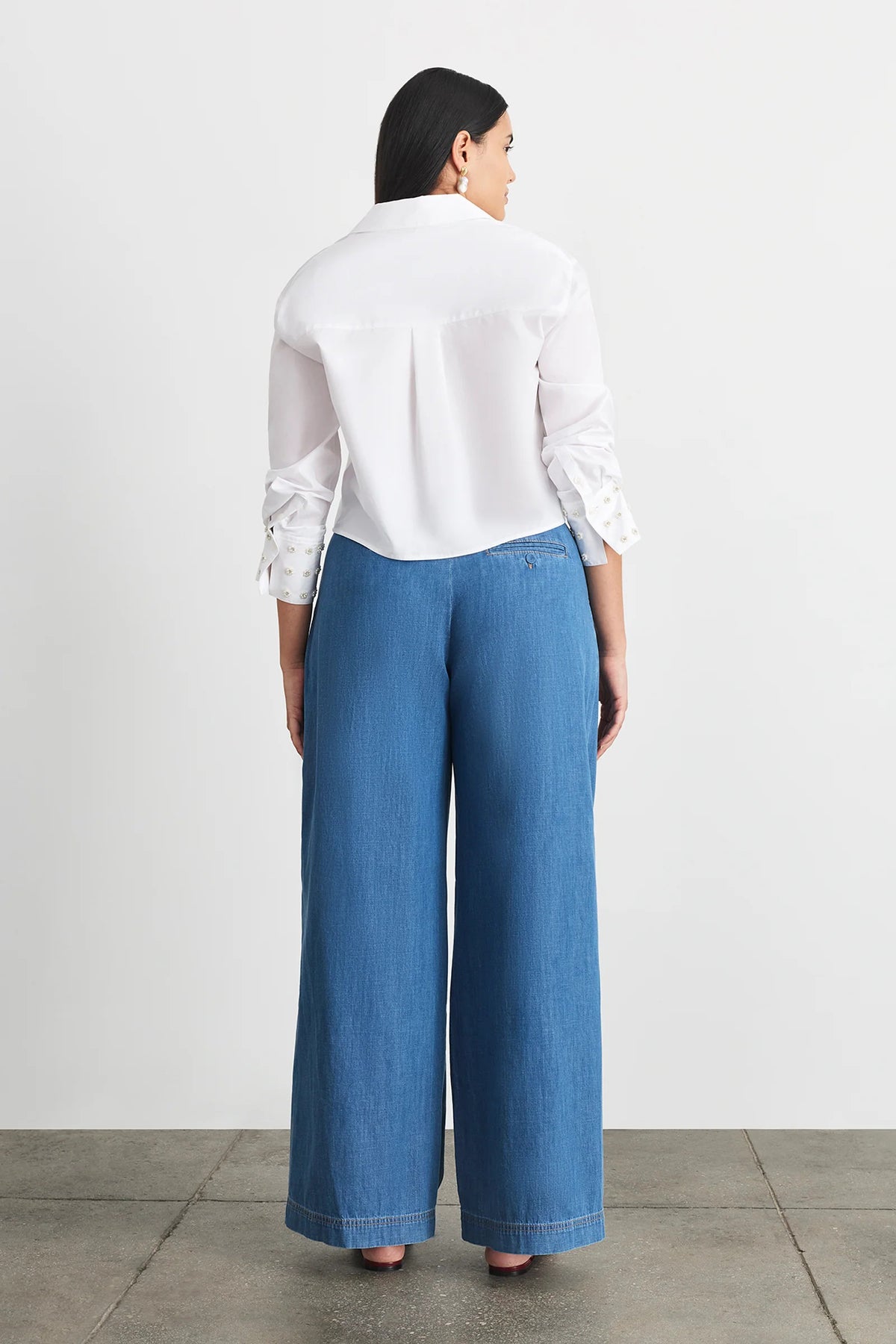 tanya taylor largaux top optic white