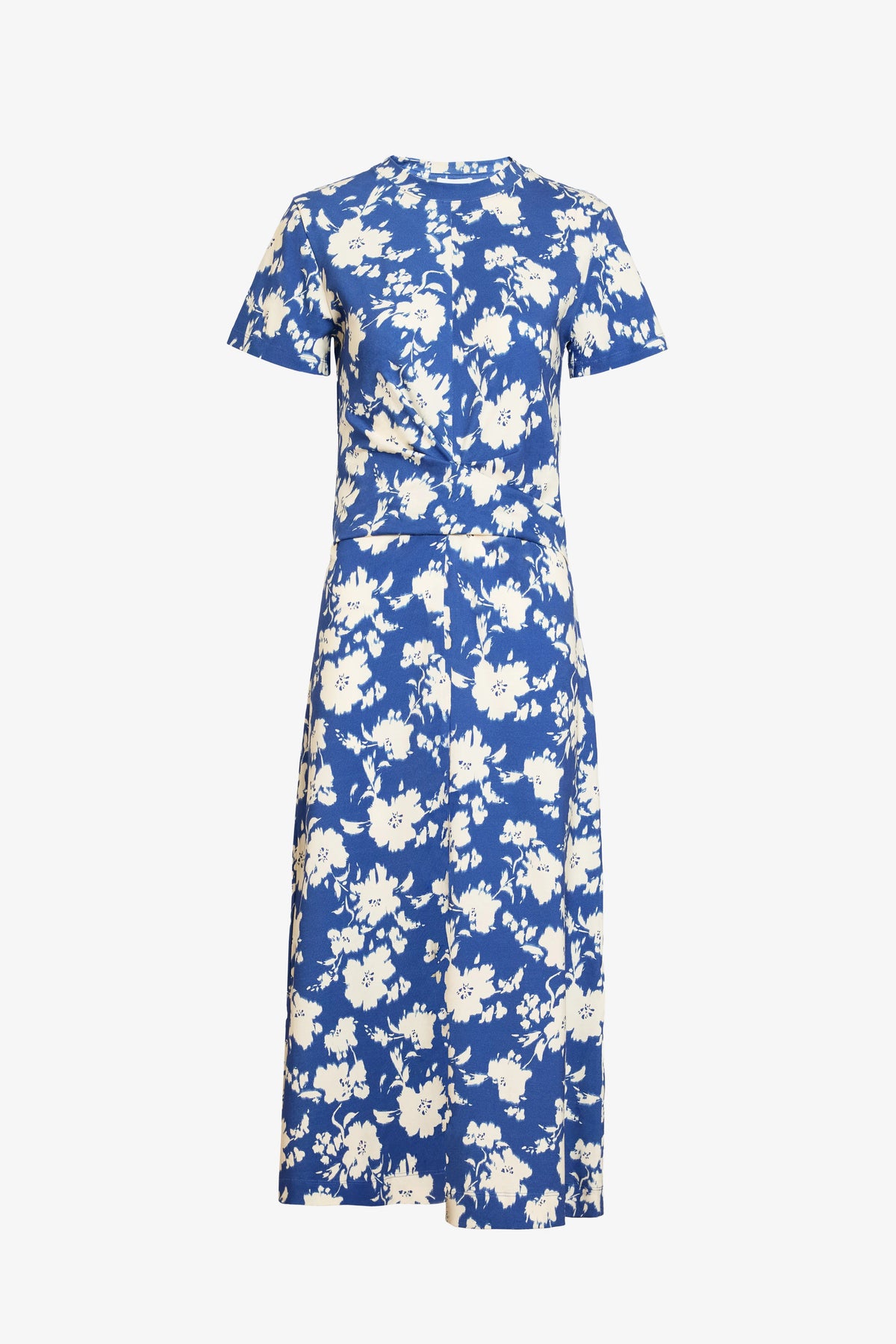 tanya taylor mac dress french blue multi