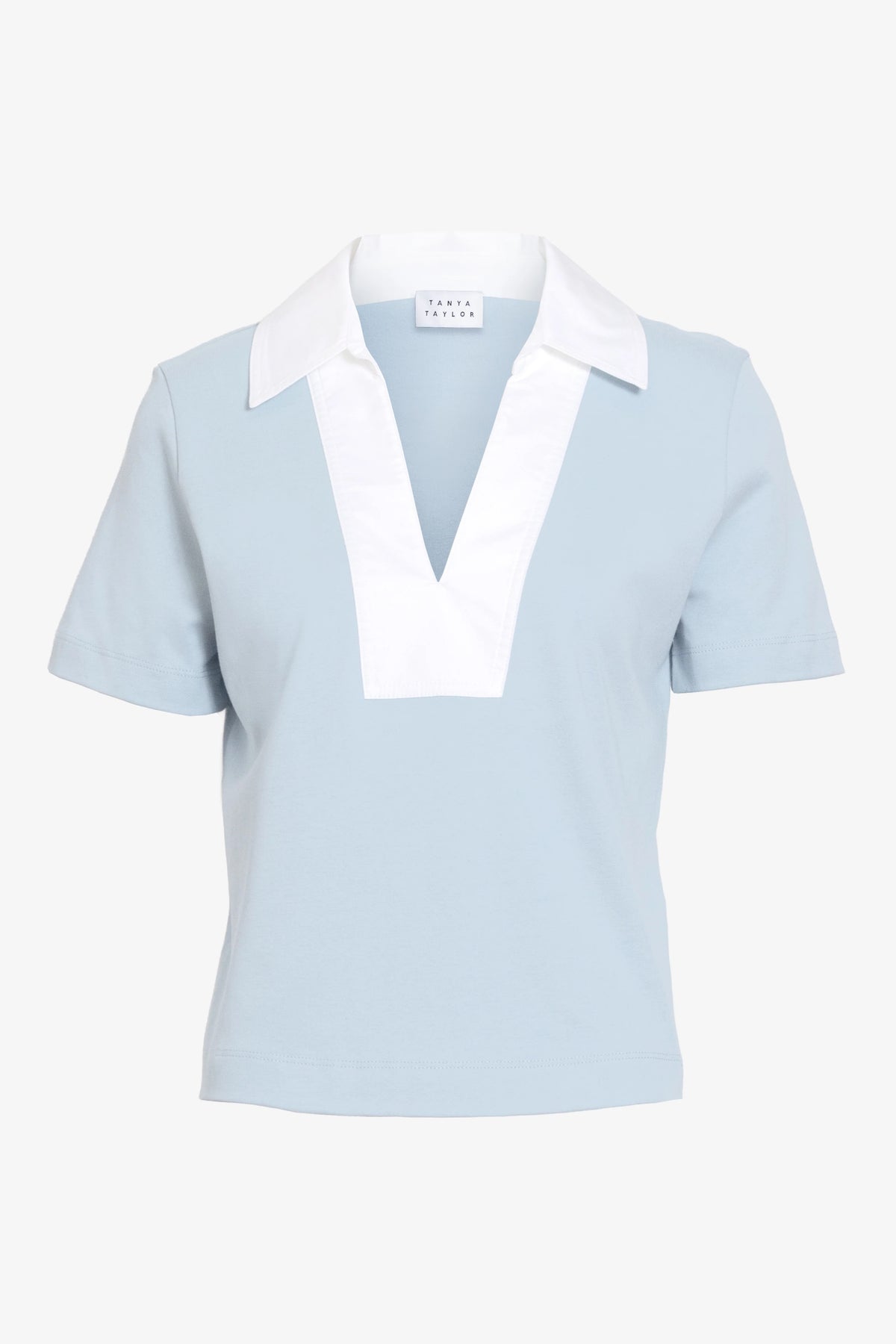 tanya taylor melanie top powder blue