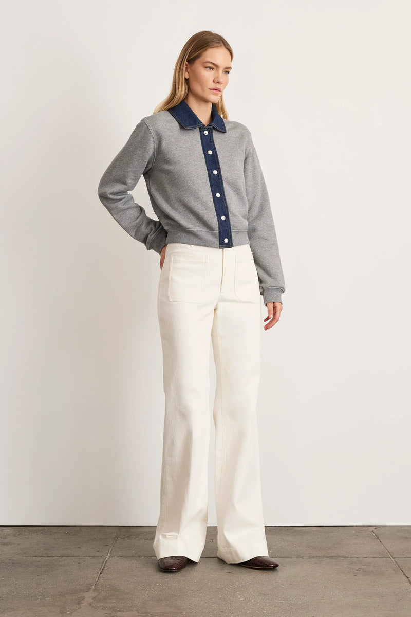 tanya taylor rita jacket heather grey