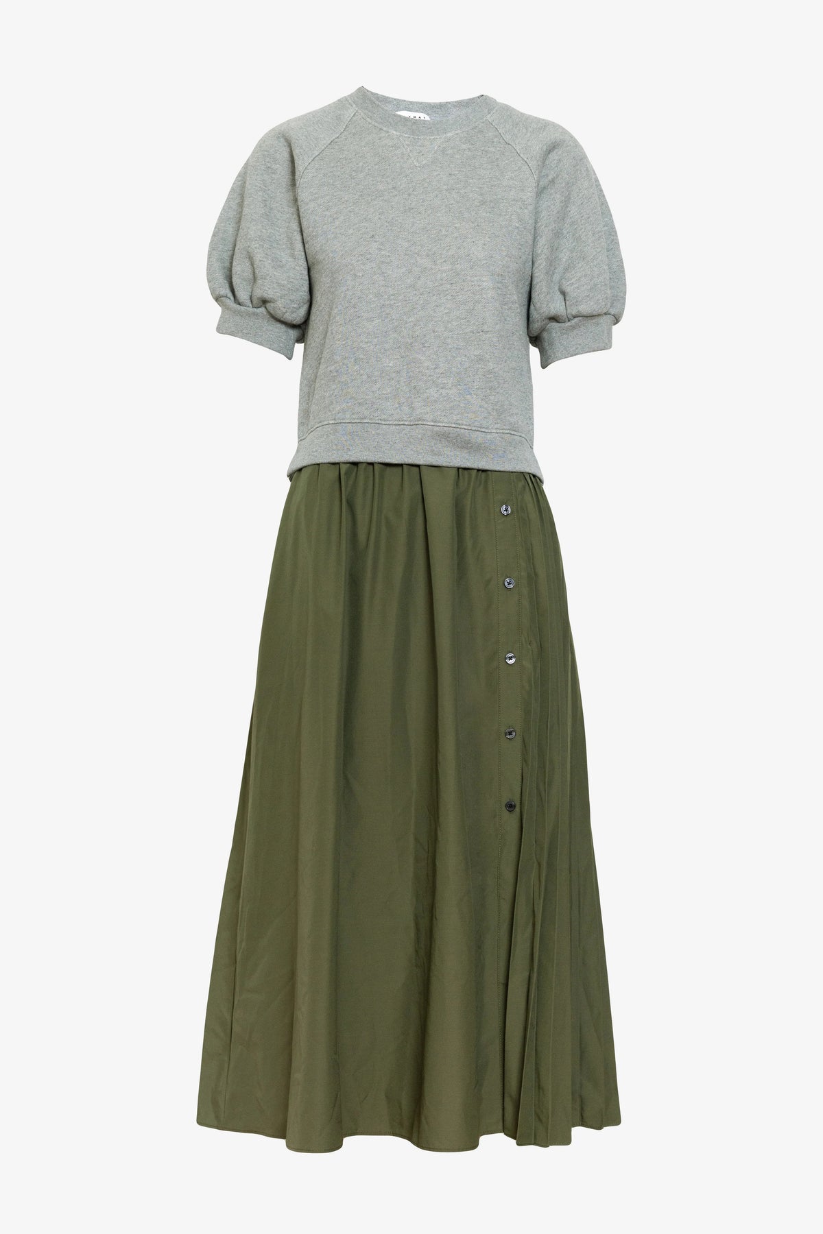 tanya taylor shayna dress heather grey army