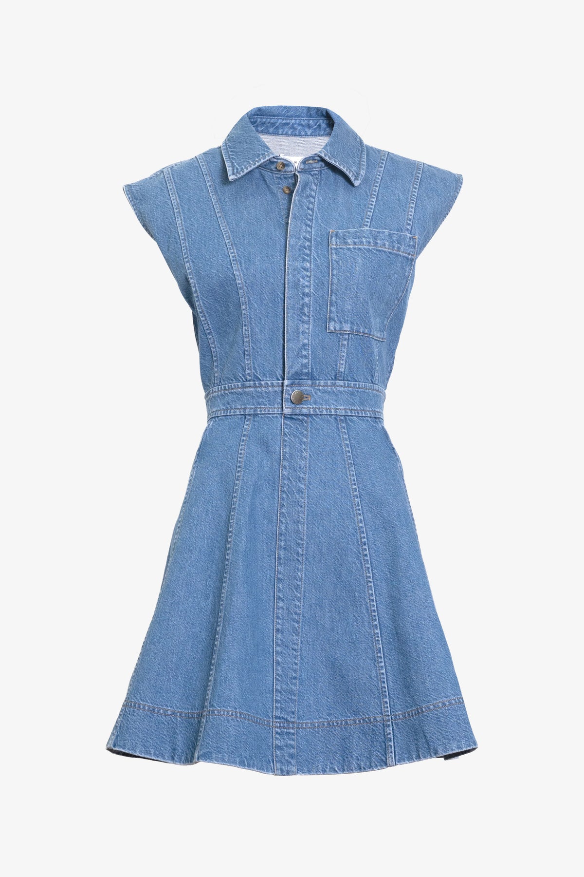 tanya taylor hailey dress medium indigo blue