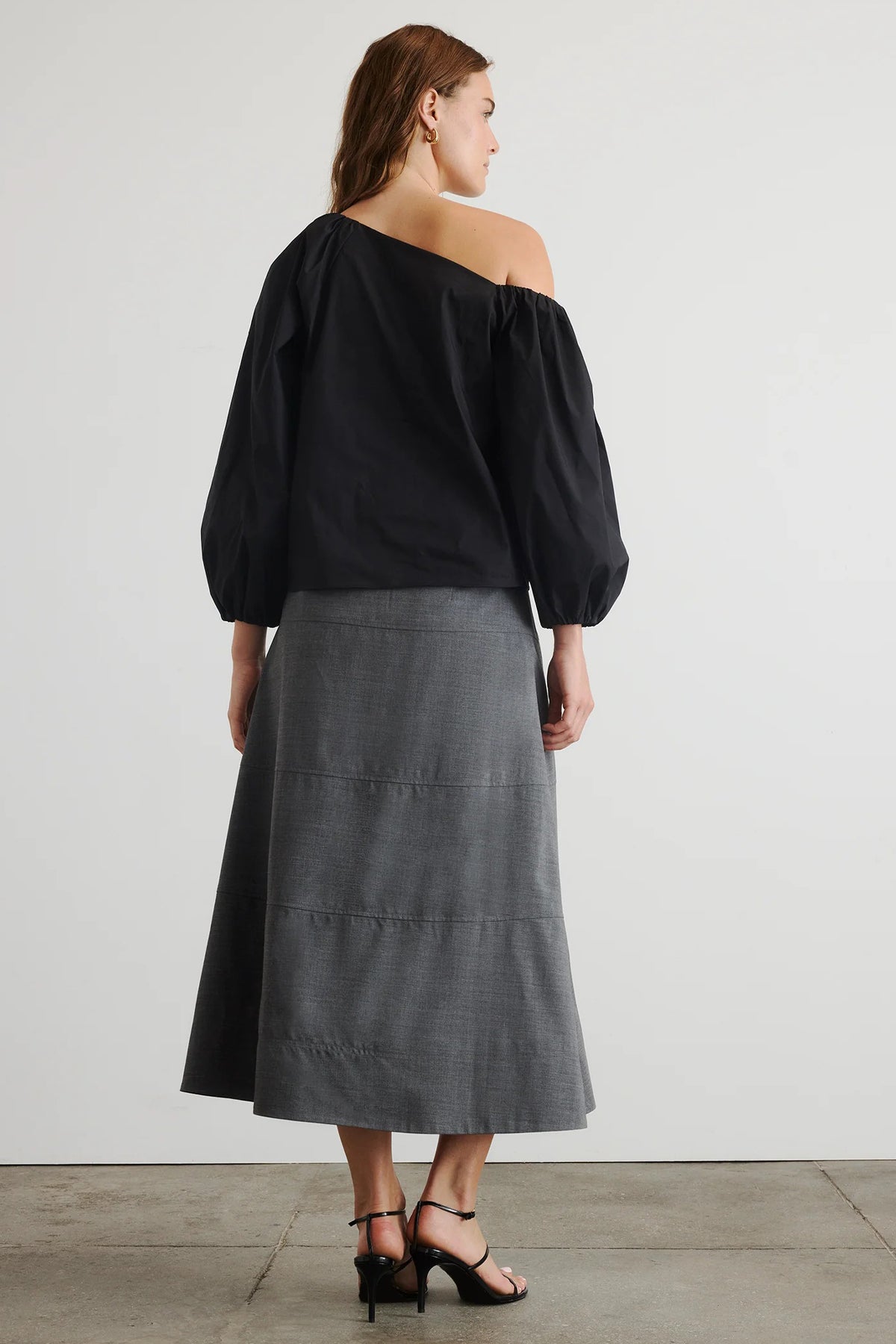 tanya taylor tabitha top black