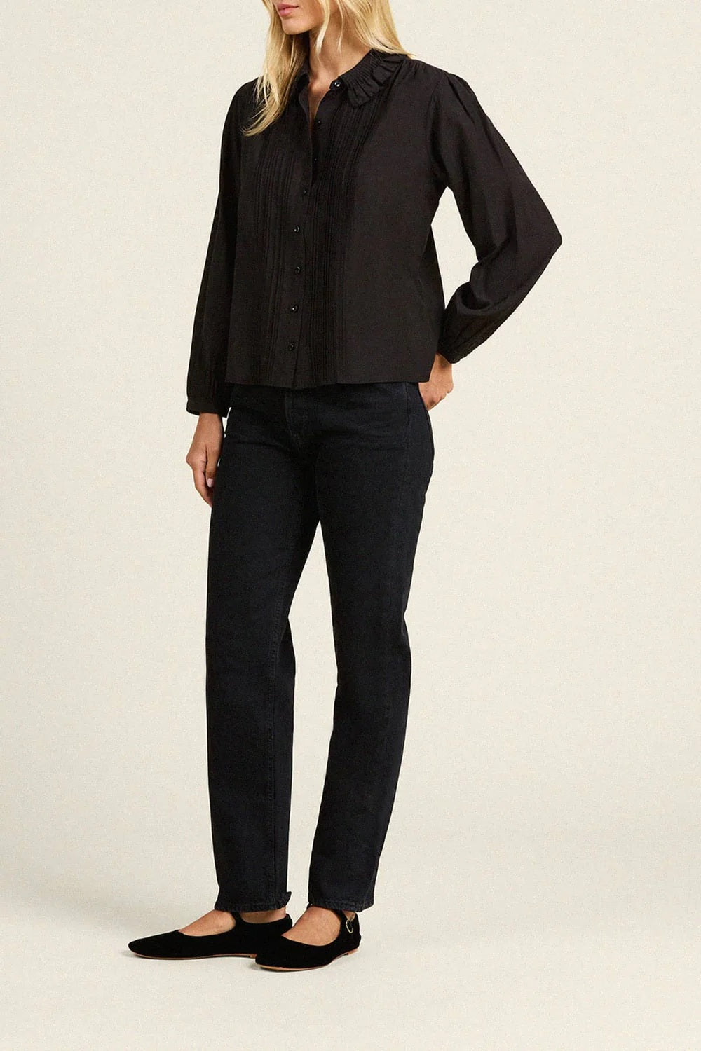 trovata alise blouse black