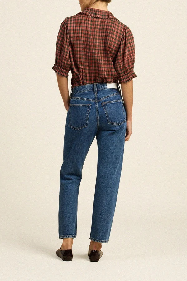 trovata amelie blouse maple check